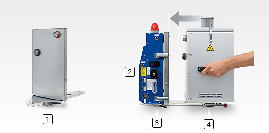 HELIOS Dockingsystem JETBOXX Granulattrockner